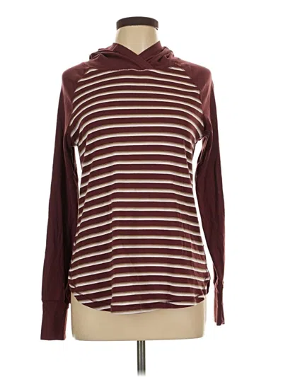 Pre-owned Eddie Bauer Pullover Sweater In Burgundy