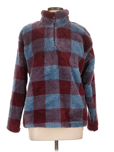 Pre-owned Eddie Bauer Pullover Sweater In Burgundy