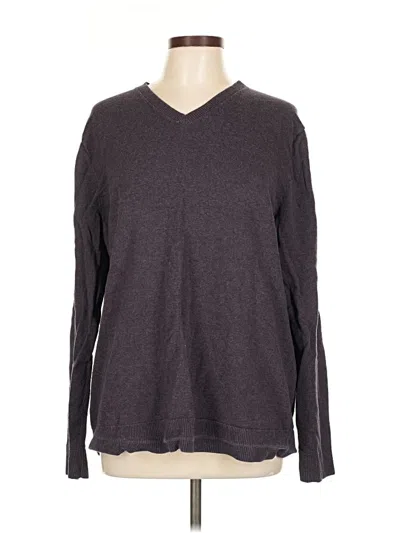 Pre-owned Eddie Bauer Pullover Sweater In Gray