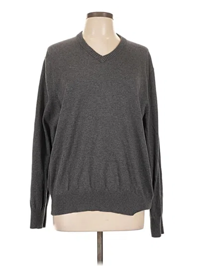 Pre-owned Eddie Bauer Pullover Sweater In Gray