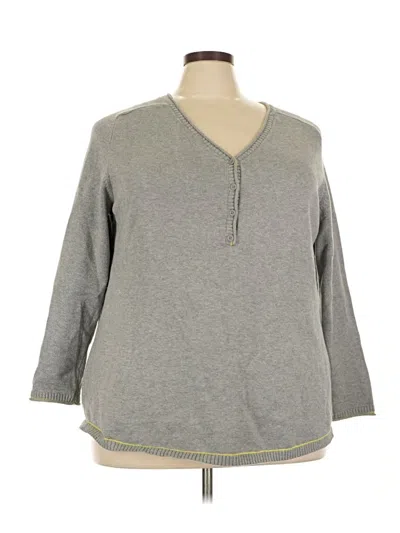 Pre-owned Eddie Bauer Pullover Sweater In Gray