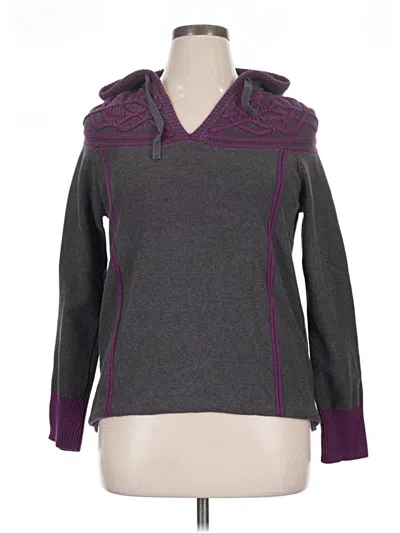 Pre-owned Eddie Bauer Pullover Sweater In Gray
