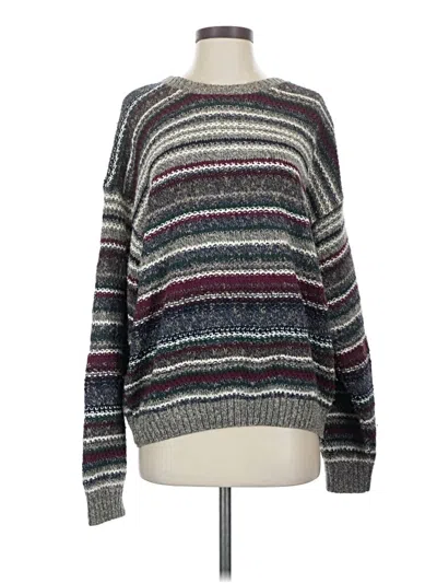 Pre-owned Eddie Bauer Pullover Sweater In Gray