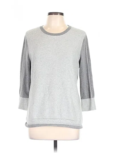 Pre-owned Eddie Bauer Pullover Sweater In Gray