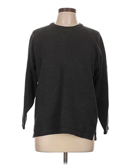 Pre-owned Eddie Bauer Pullover Sweater In Gray