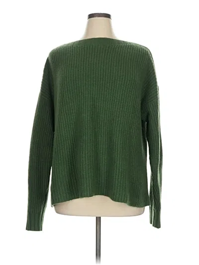 Pre-owned Eddie Bauer Pullover Sweater In Green