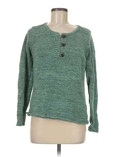 Pre-owned Eddie Bauer Pullover Sweater In Green