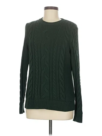 Pre-owned Eddie Bauer Pullover Sweater In Green