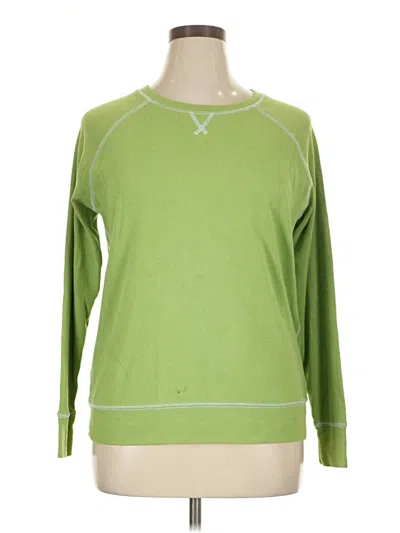 Pre-owned Eddie Bauer Pullover Sweater In Green