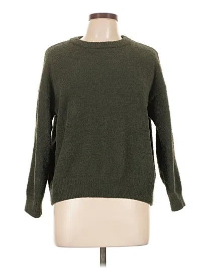 Pre-owned Eddie Bauer Pullover Sweater In Green