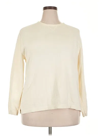 Pre-owned Eddie Bauer Pullover Sweater In Ivory