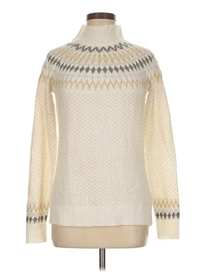 Pre-owned Eddie Bauer Pullover Sweater In Ivory