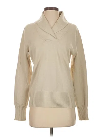 Pre-owned Eddie Bauer Pullover Sweater In Ivory