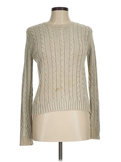 Pre-owned Eddie Bauer Pullover Sweater In Ivory
