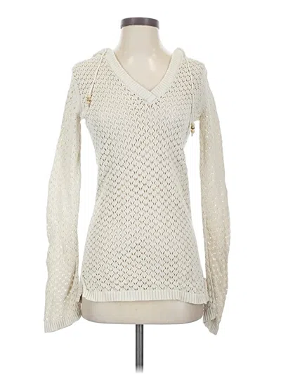 Pre-owned Eddie Bauer Pullover Sweater In Ivory