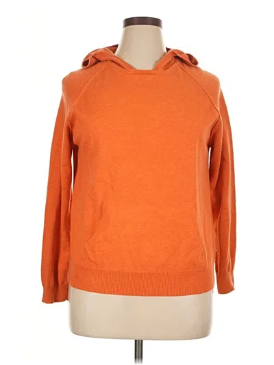 Pre-owned Eddie Bauer Pullover Sweater In Orange