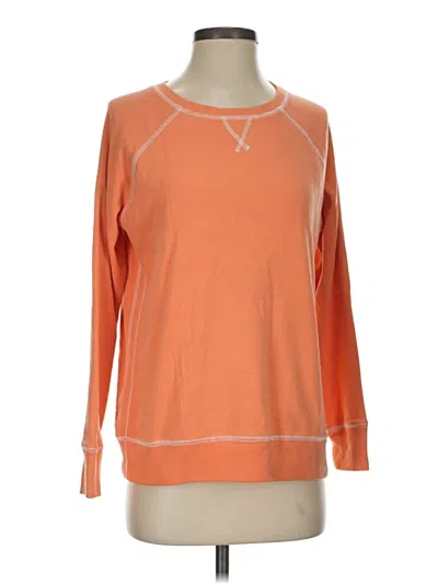 Pre-owned Eddie Bauer Pullover Sweater In Orange
