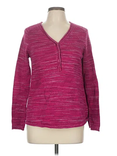 Pre-owned Eddie Bauer Pullover Sweater In Pink