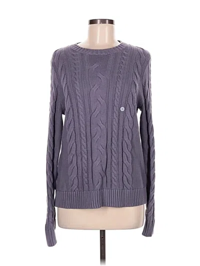 Pre-owned Eddie Bauer Pullover Sweater In Purple
