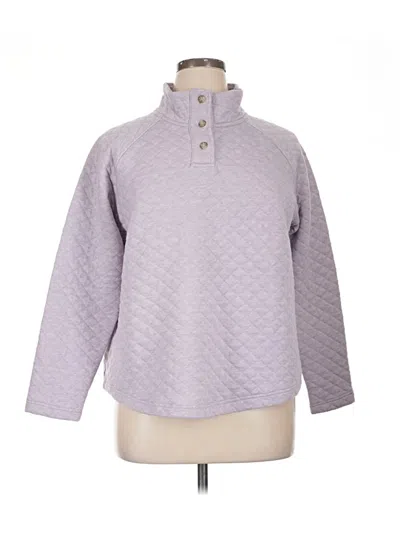 Pre-owned Eddie Bauer Pullover Sweater In Purple