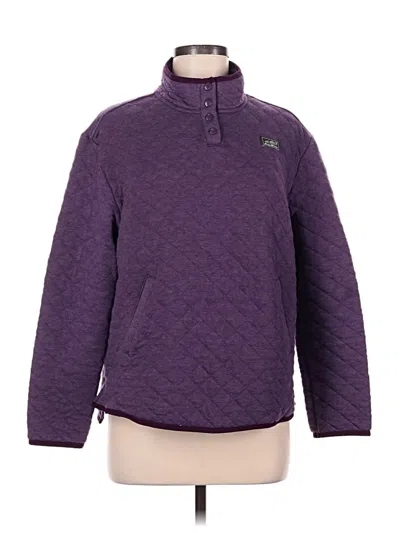 Pre-owned Eddie Bauer Pullover Sweater In Purple