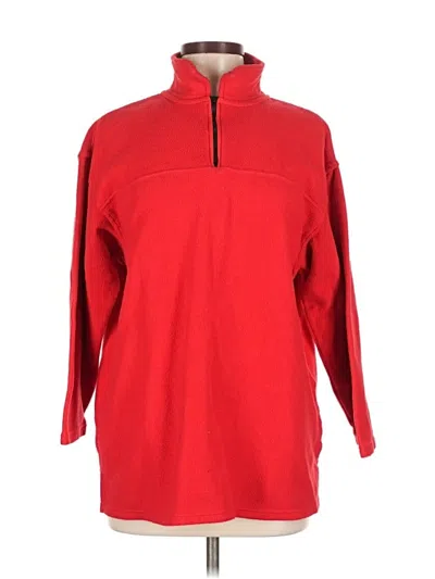 Pre-owned Eddie Bauer Pullover Sweater In Red
