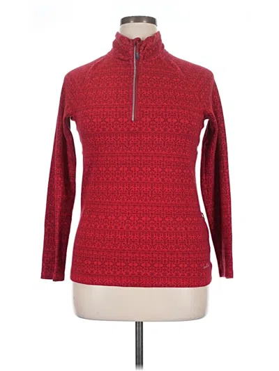 Pre-owned Eddie Bauer Pullover Sweater In Red