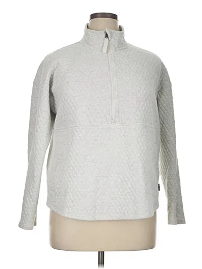 Pre-owned Eddie Bauer Pullover Sweater In Silver
