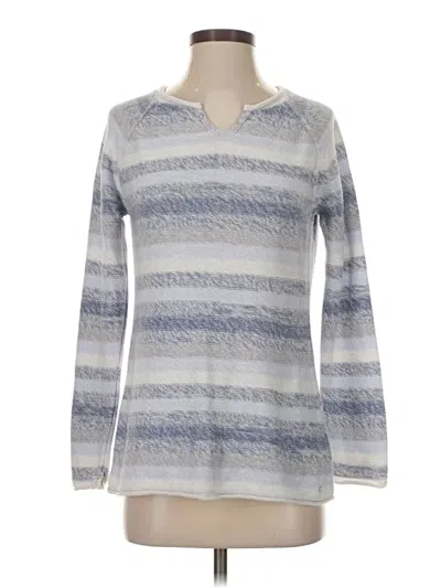 Pre-owned Eddie Bauer Pullover Sweater In Silver