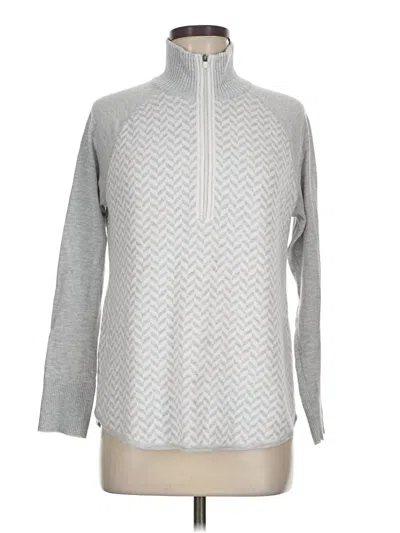Pre-owned Eddie Bauer Pullover Sweater In Silver