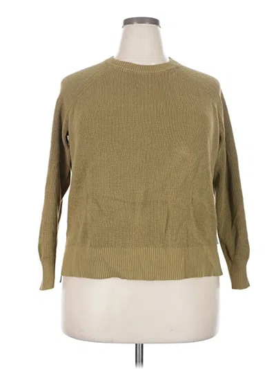 Pre-owned Eddie Bauer Pullover Sweater In Tan