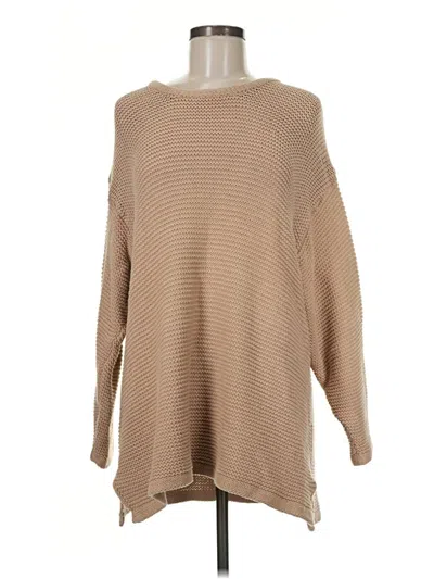 Pre-owned Eddie Bauer Pullover Sweater In Tan