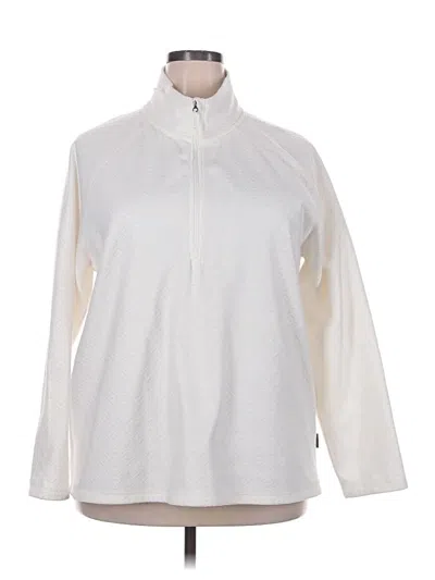 Pre-owned Eddie Bauer Pullover Sweater In White