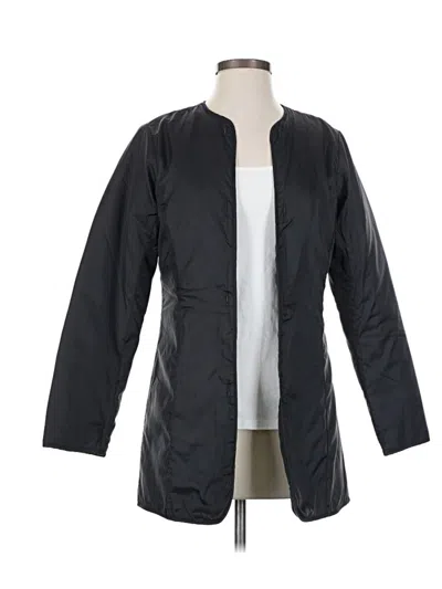 Pre-owned Eddie Bauer Raincoat In Black