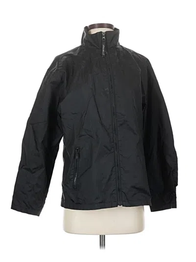 Pre-owned Eddie Bauer Raincoat In Black