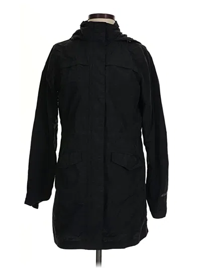 Pre-owned Eddie Bauer Raincoat In Black