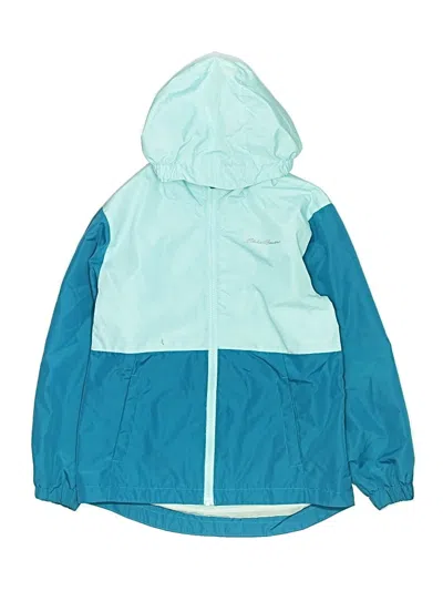Pre-owned Eddie Bauer Kids' Raincoat In Blue
