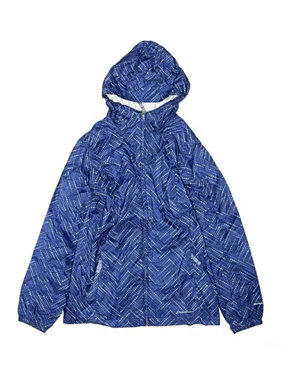 Pre-owned Eddie Bauer Kids' Raincoat In Blue