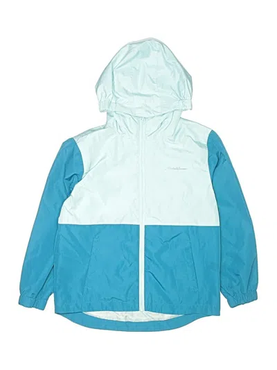 Pre-owned Eddie Bauer Kids' Raincoat In Blue