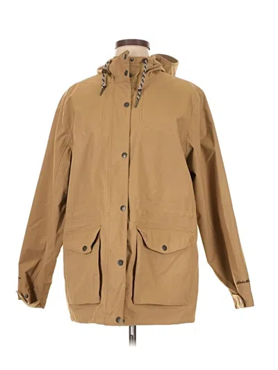 Pre-owned Eddie Bauer Raincoat In Brown