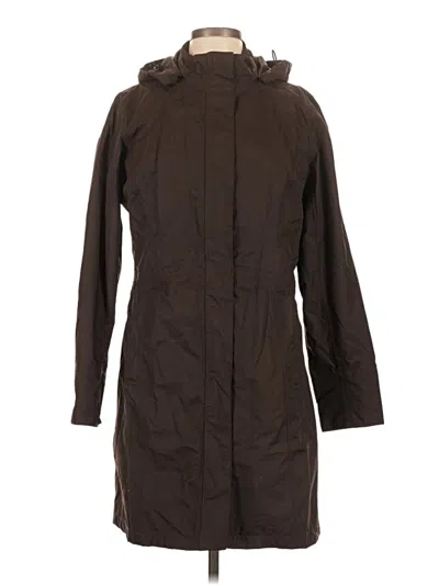 Pre-owned Eddie Bauer Raincoat In Brown
