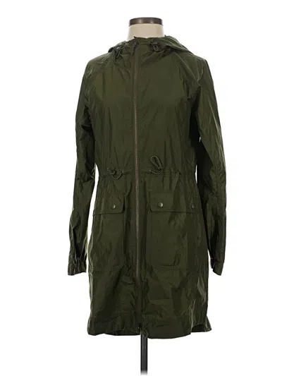 Pre-owned Eddie Bauer Raincoat In Green