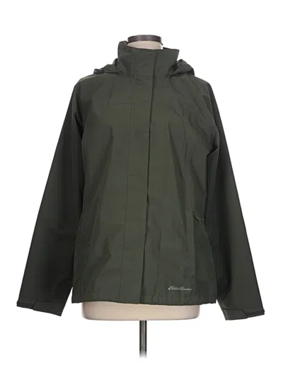 Pre-owned Eddie Bauer Raincoat In Green