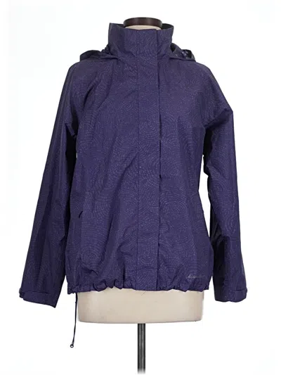 Pre-owned Eddie Bauer Raincoat In Purple