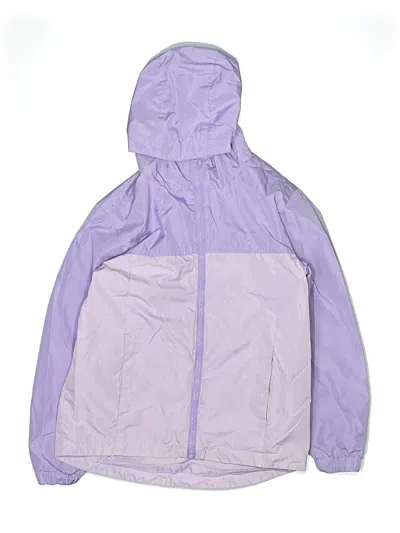 Pre-owned Eddie Bauer Kids' Raincoat In Purple
