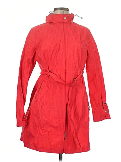 Pre-owned Eddie Bauer Raincoat In Red