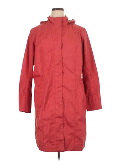 Pre-owned Eddie Bauer Raincoat In Red