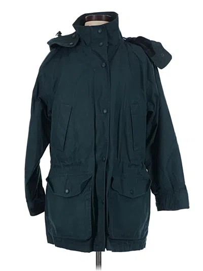 Pre-owned Eddie Bauer Raincoat In Teal