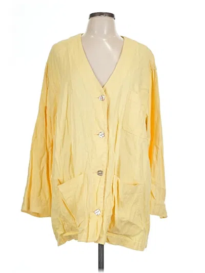 Pre-owned Eddie Bauer Raincoat In Yellow