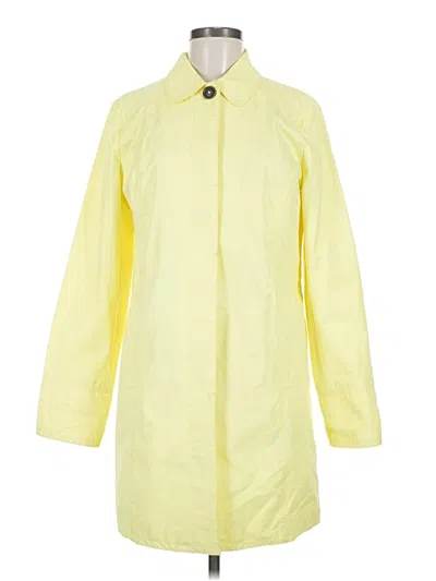 Pre-owned Eddie Bauer Raincoat In Yellow